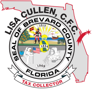 Lisa Cullen C.F.C Seal of Breward County Florida Tax Collector Logo